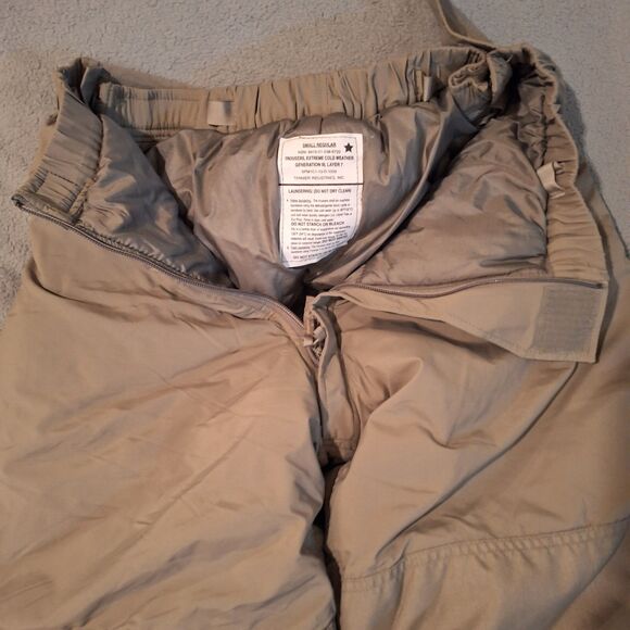 SOLD SOLD US Military Trousers Extreme Cold Weather Gen III Layer 7 Gray - Picture 4 of 6